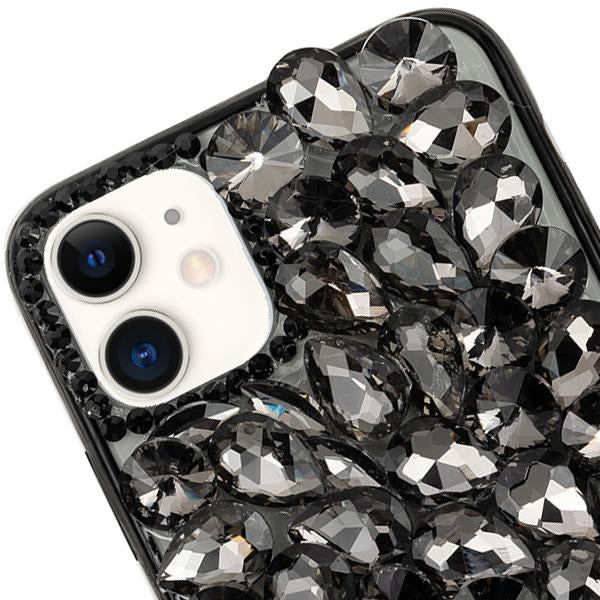 Handmade Bling Black Case Iphone 12 Mini