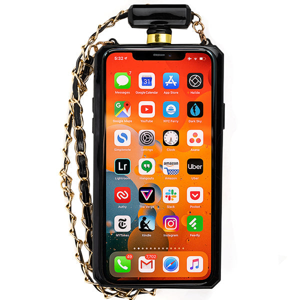 Handmade Bling Black Bottle Case Iphone 11 Pro Max