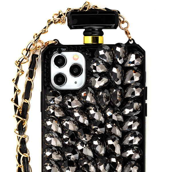 Handmade Bling Black Bottle Case Iphone 11 Pro Max