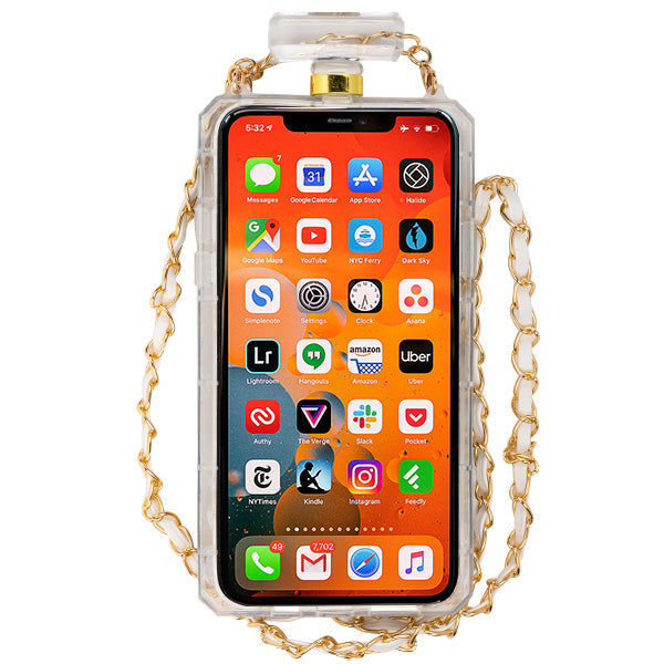Handmade Bottle Bling Silver Case Iphone 11 Pro Max