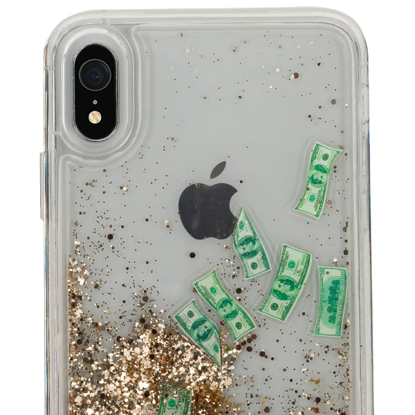 Liquid Dollar Bills Case Iphone XR