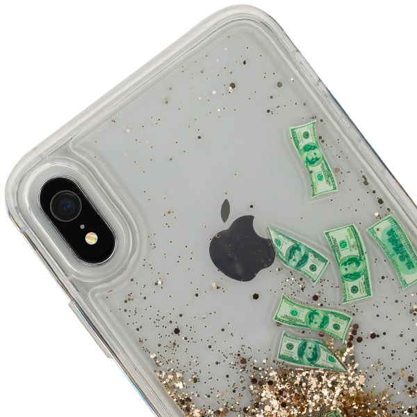 Liquid Dollar Bills Case Iphone XR