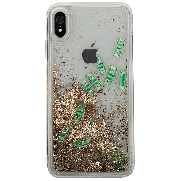 Liquid Dollar Bills Case Iphone XR