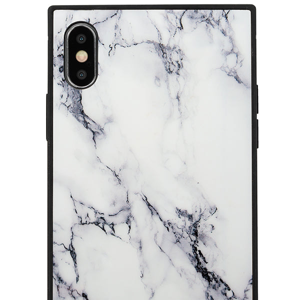 Square Marble White Iphone XS Max
