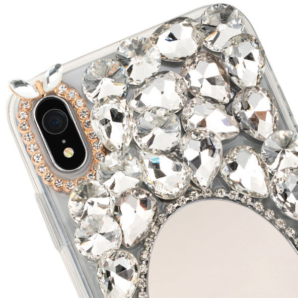 Handmade Bling Mirror Silver Case Iphone XR