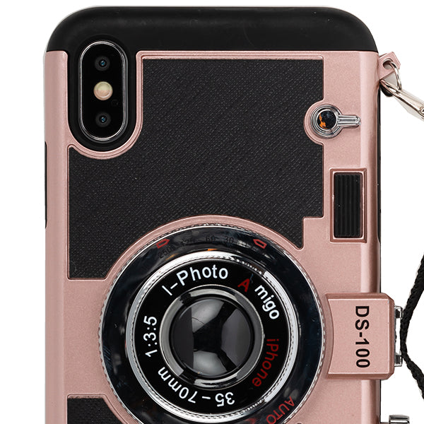 Camera Rose Gold Case Iphone XS Max