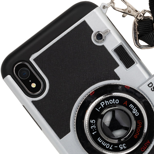 Camera Silver Case Iphone XR