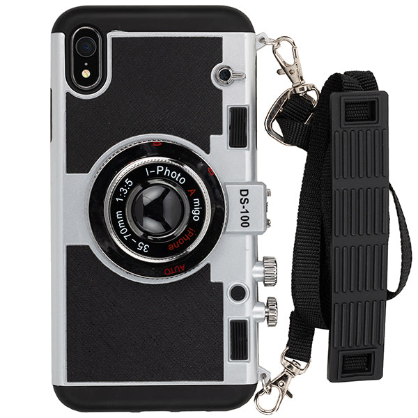 Camera Silver Case Iphone XR