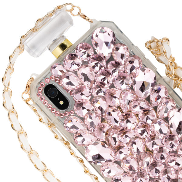 Handmade Bling Pink Bottle Case Iphone XR