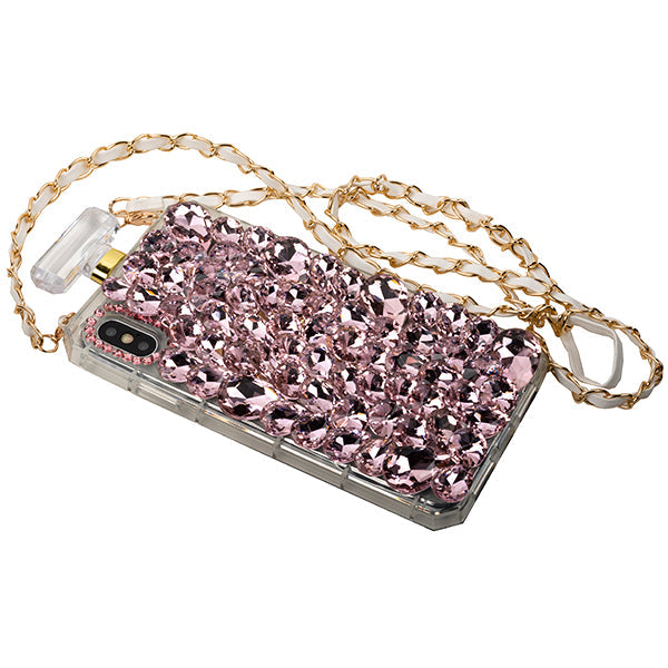 Handmade Bling Pink Bottle Case Iphone XR
