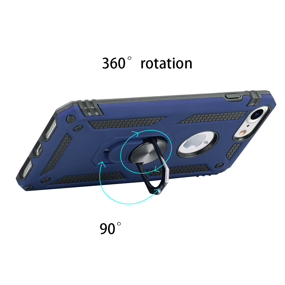 Hybrid Ring Blue Case Iphone SE 2020 - Bling Cases.com
