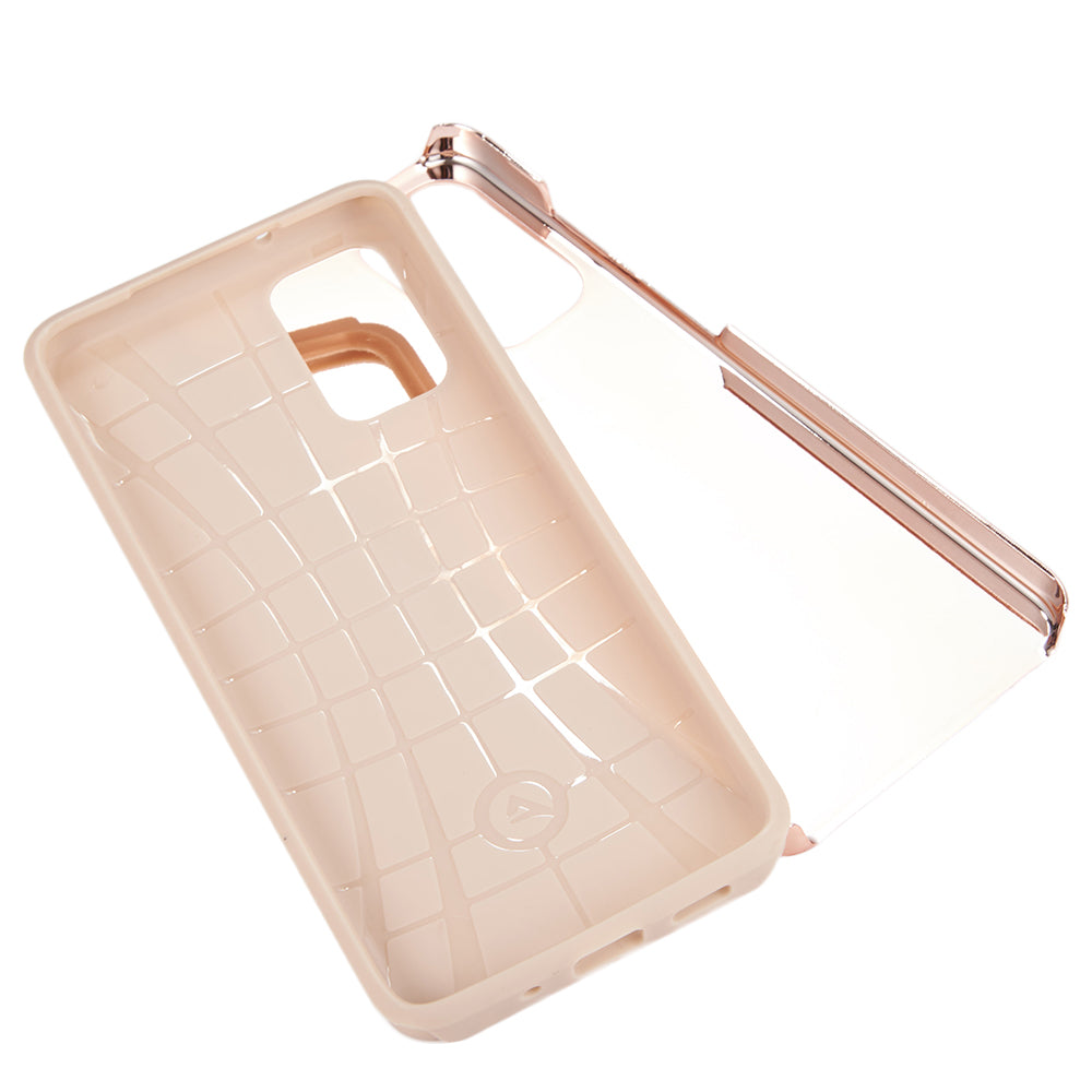 Hybrid Bling Case Rose Gold Samsung S20 Plus - Bling Cases.com