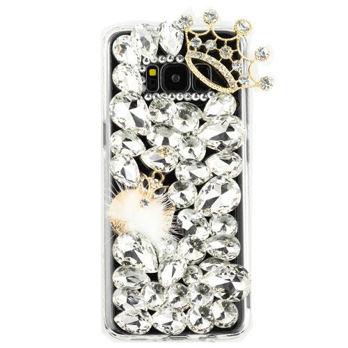 Handmade Bling Fox Stones Samsung S8 - Bling Cases.com