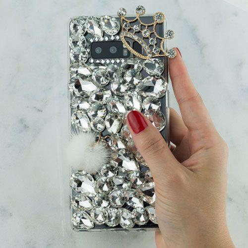 Handmade Bling Fox Stones Case Note 8 - Bling Cases.com