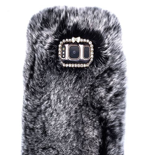 Fur Grey Case Samsung S8 Plus - Bling Cases.com