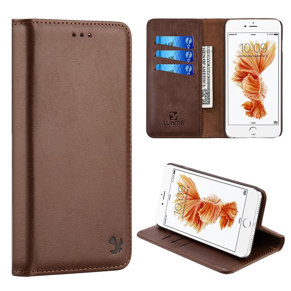 Detachable Wallet Brown Iphone SE 2020 - Bling Cases.com