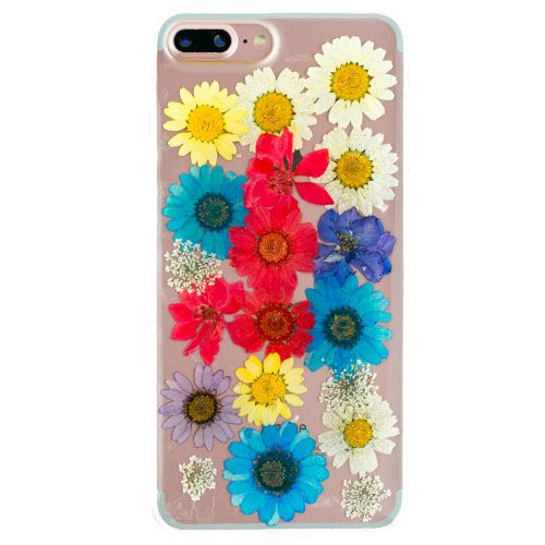 Real Flowers Rainbow Iphone 7/8 Plus - Bling Cases.com