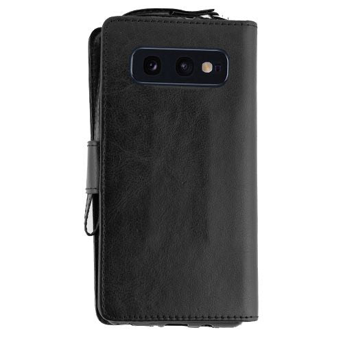 Detachable Black Wallet Samsung S10E - Bling Cases.com