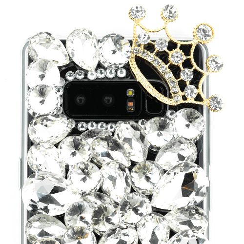 Handmade Bling Fox Stones Case Note 8 - Bling Cases.com