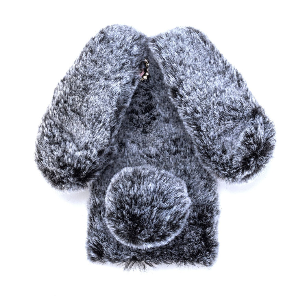 Bunny Fur Grey Case Iphone SE 2020 - Bling Cases.com
