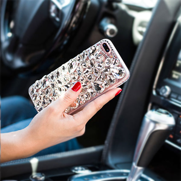 Handmade Silver Bling Case LG Stylo 6