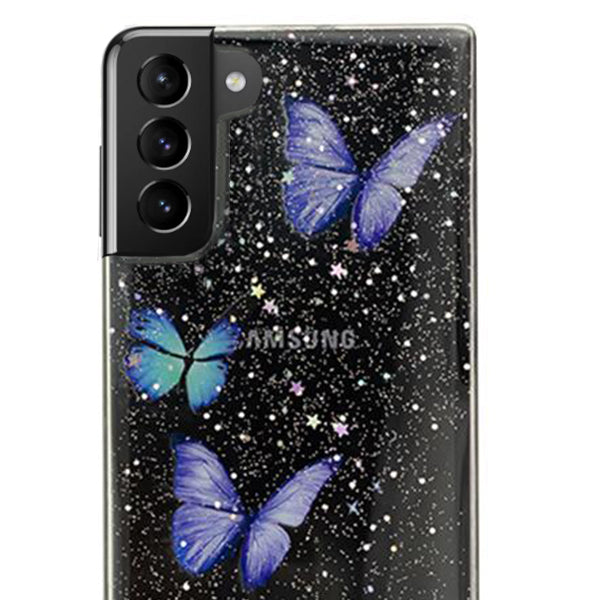 Butterflies Purple Case Samsung  S21 Plus