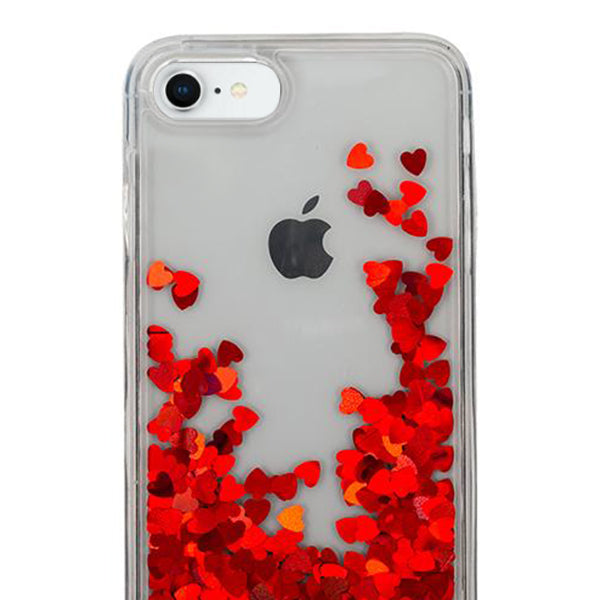 Red Hearts Liquid Iphone 7/8 SE 2020