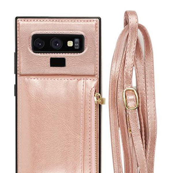 Crossbody Pouch Rose Gold Case Samsung Note 9