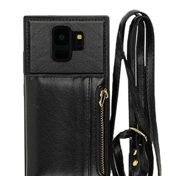 Crossbody Pouch Black Case Samsung S9