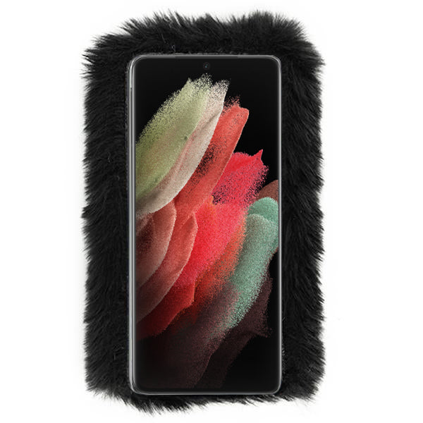 Fur Grey Case Samsung S21 Ultra