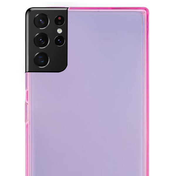 Square Box Pink Skin Samsung S21 Ultra