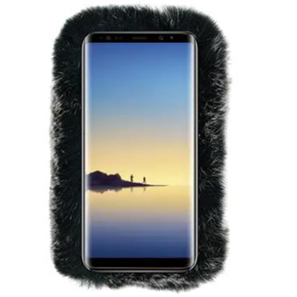 Fur Case Black Samsung Note 8