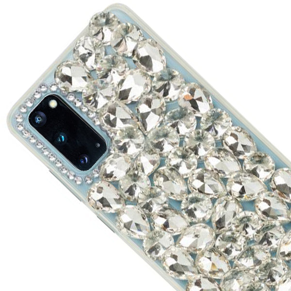 Handmade Bling Silver Case Samsung S20