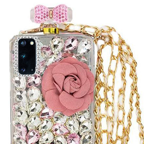 Handmade Flower Bling Case S20