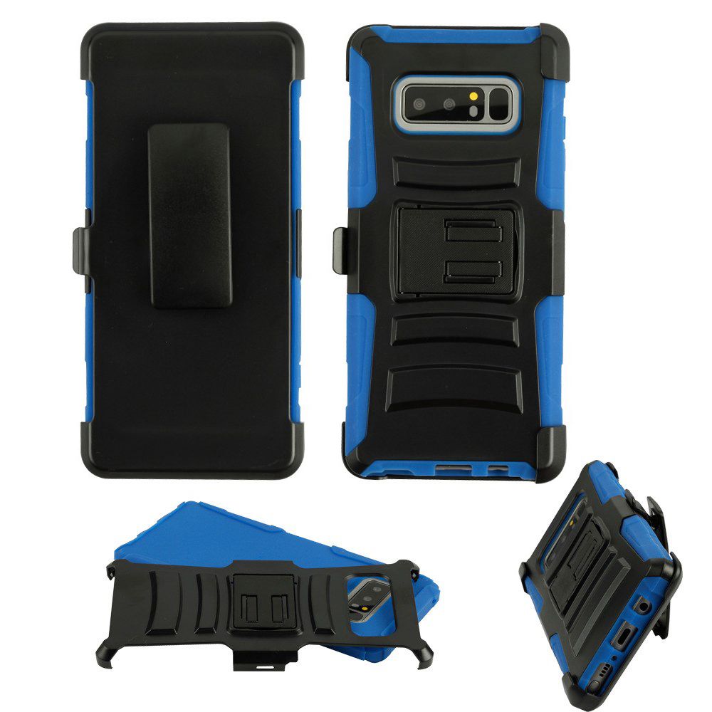 Holster Combo Blue Case Samsung Note 8 - Bling Cases.com