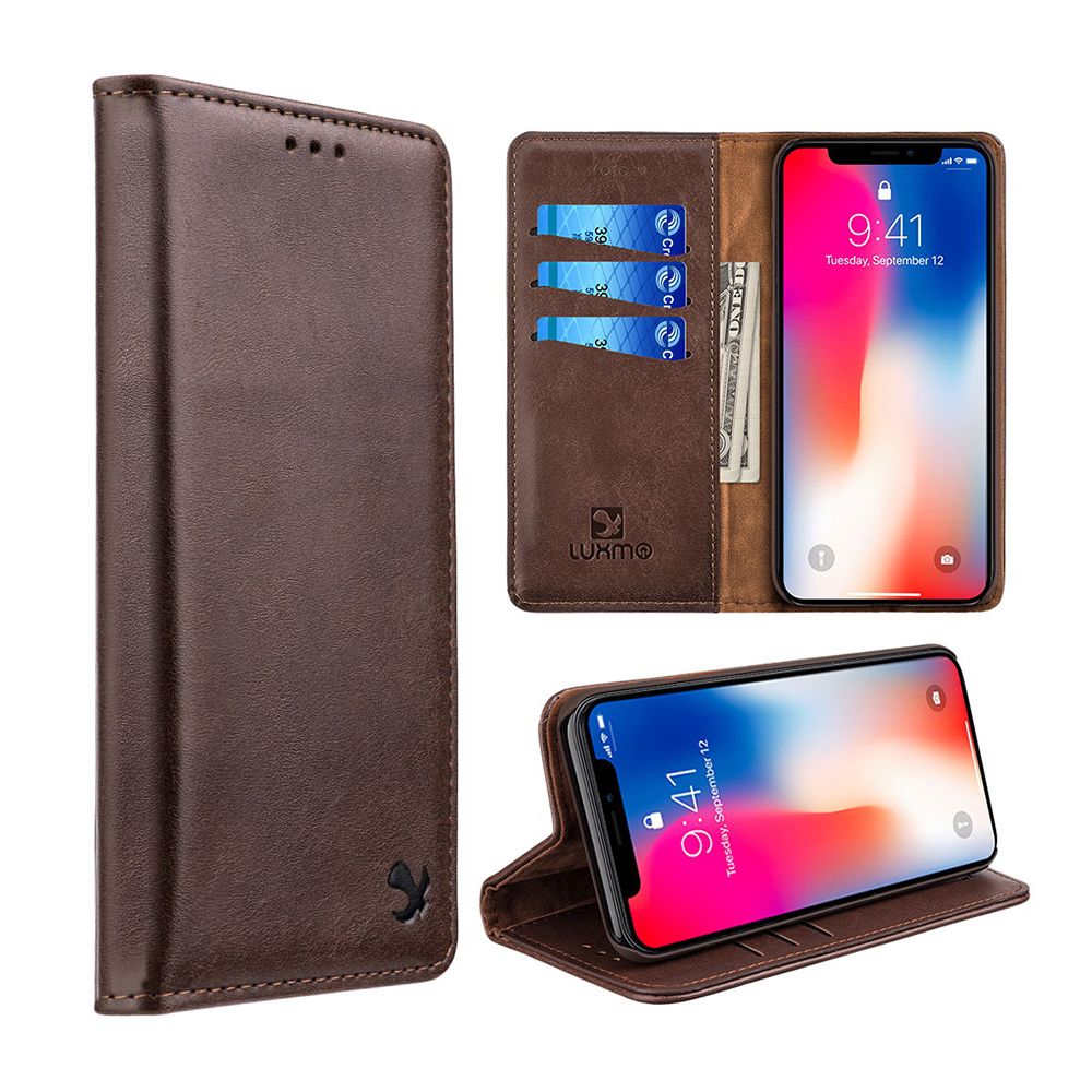 Detachable Wallet Brown Iphone XR - Bling Cases.com