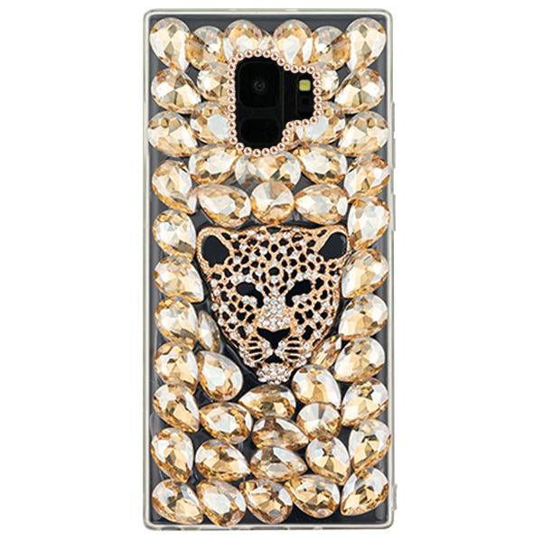 Handmade Gold Cheetah Case Samsung S9 Plus