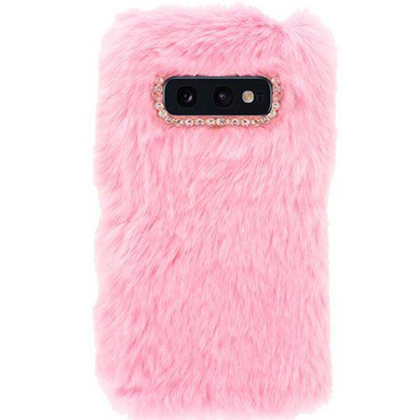 Fur Case Light Pink Samsung S10E