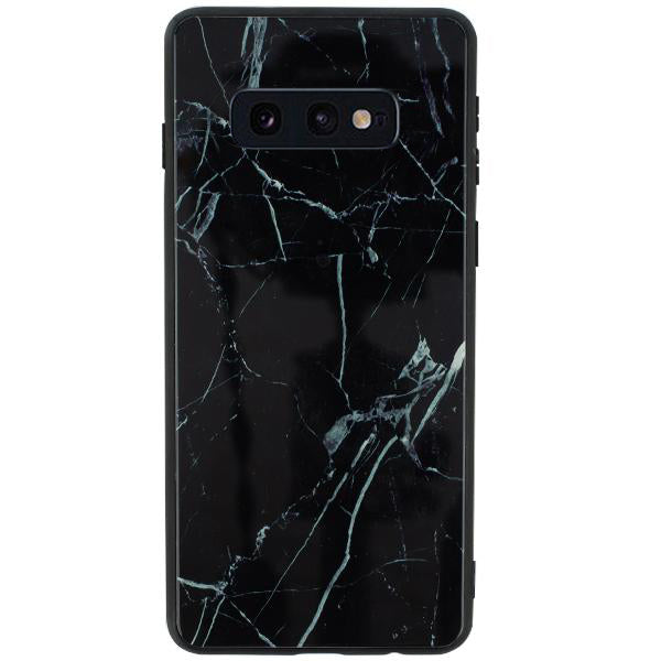 Square Marble Black Samsung S10E