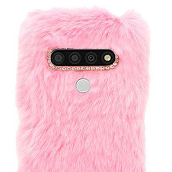 Fur Case Light Pink LG Stylo 6