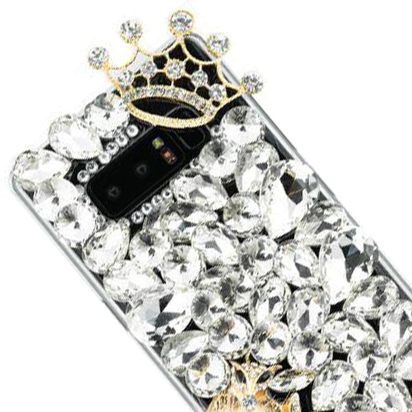 Handmade Bling Fox Stones Case Note 8