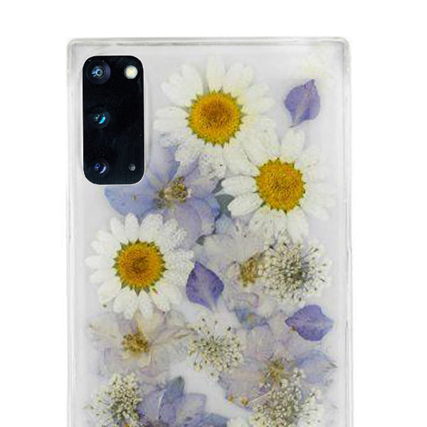 Real Flowers Purple Case Samsung S20