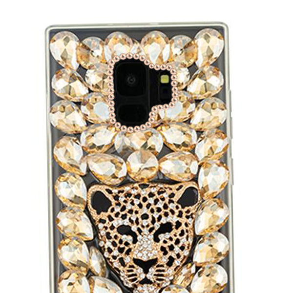 Handmade Gold Cheetah Case Samsung S9 Plus