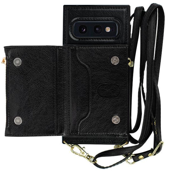 Crossbody Pouch Black Case Samsung S10E