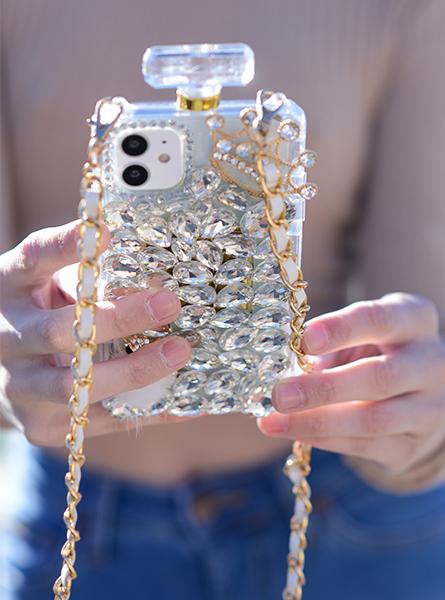Handmade Bling Fox Bottle Case IPhone 12 Pro Max