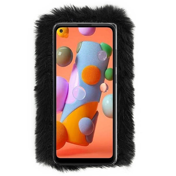 Fur Case Grey Samsung A11