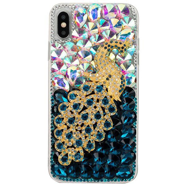 Handmade Peacock Bling Case Iphone 10