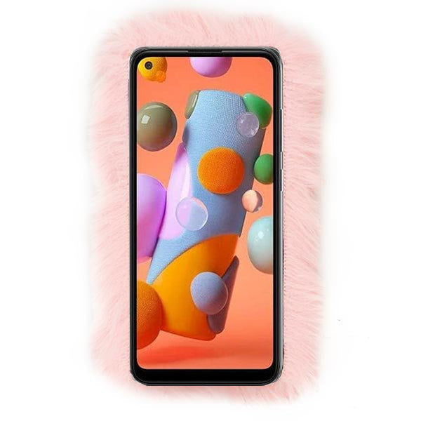 Fur Case Light Pink Samsung A11