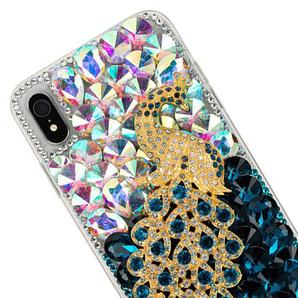 Handmade Peacock Bling Case Iphone XR