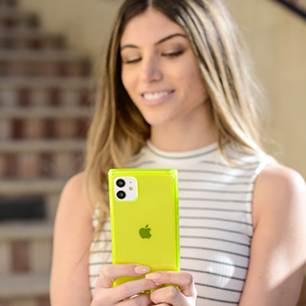 Square Box Neon Skin Iphone XR